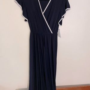 Dress with front split